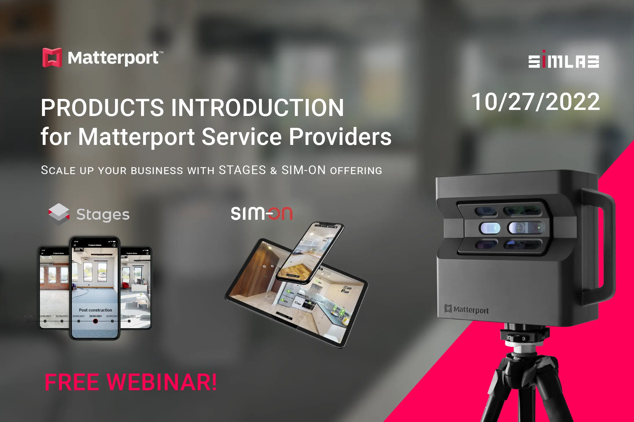 PRODUCTS INTRODUCTION for MATTEPORT Service Providers